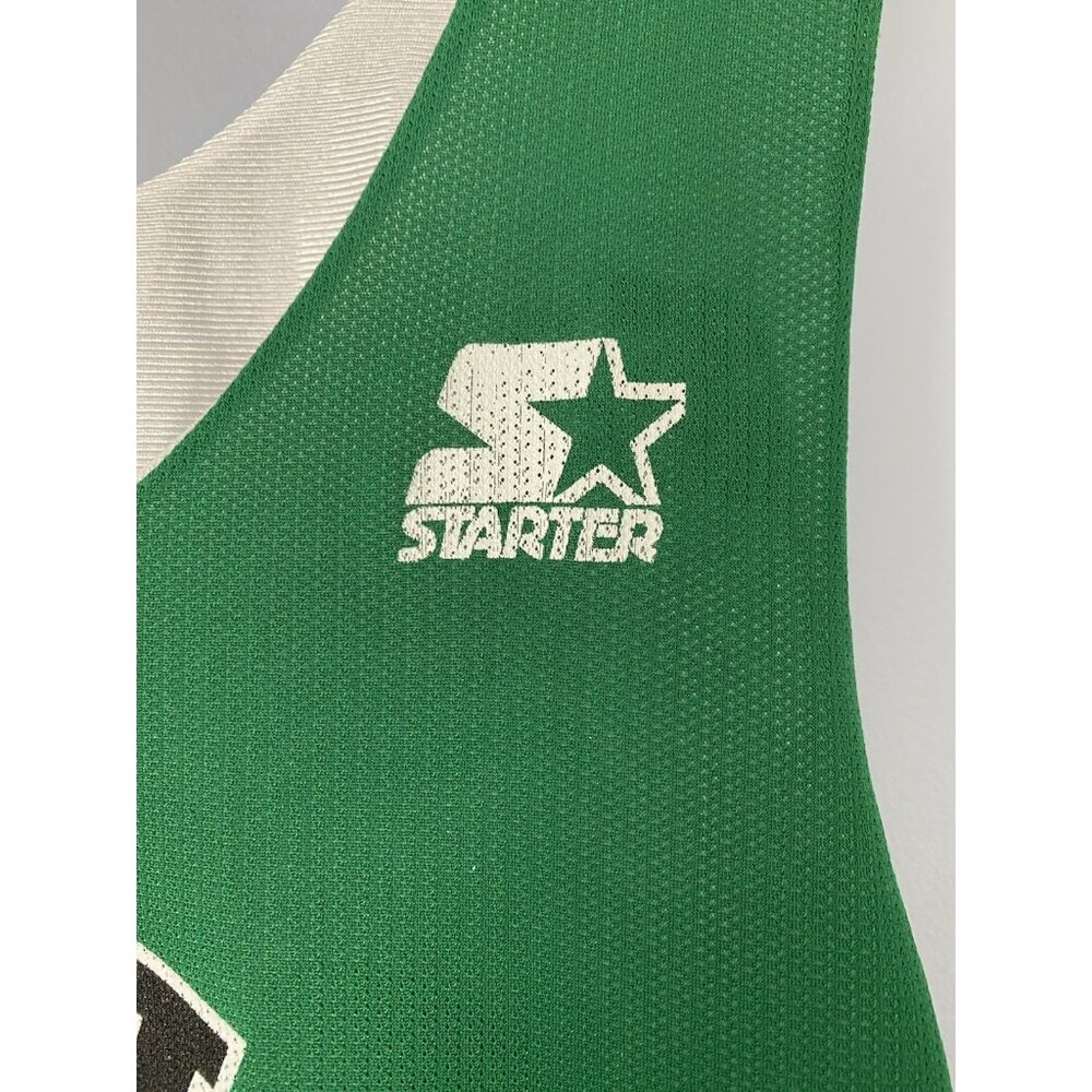 Vtg Larry Bird Boston Celtics Starter Size 48 NBA Training Reversible Jersey - Picture 8 of 11